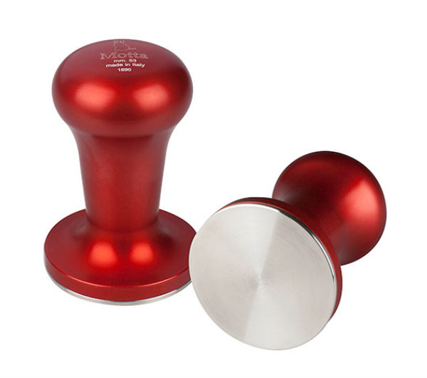 "FLASH" Aluminium Tamper 58.5mm - red